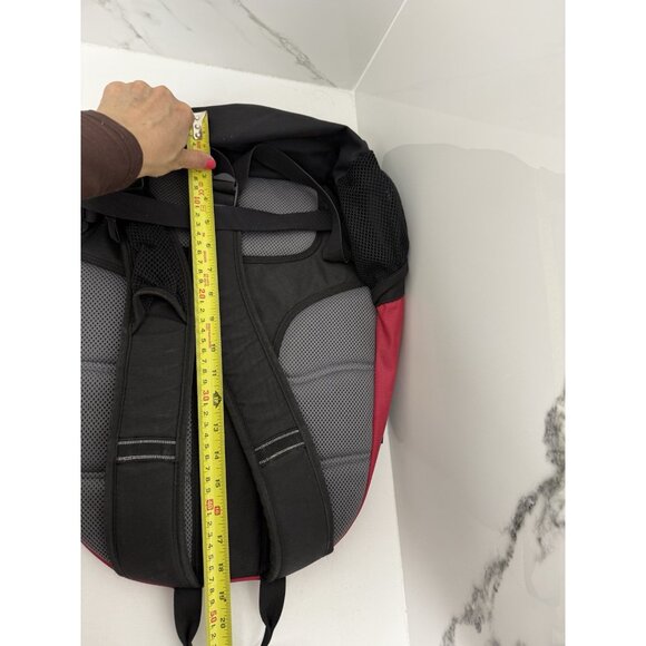 LL BEAN Super Deluxe Book Pack, 41L Red Pack School Hiking Travel - Picture 9 of 11